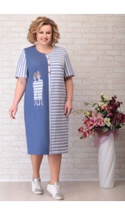 Платье Aira Style 754 синий