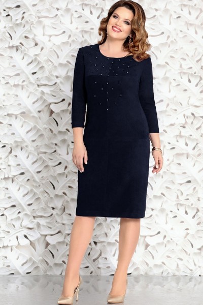 Платье Mira Fashion 4559-2 тёмно-синий