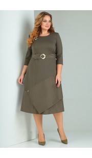 Платье Ollsy 1533 хаки
