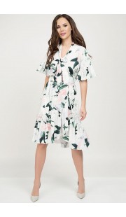 Платье Teffi style 1406 голубые тона