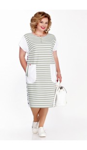 Платье Pretty 725 зеленые тона