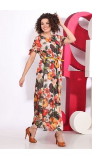 Платье Juliet Style D19-1 разноцвет