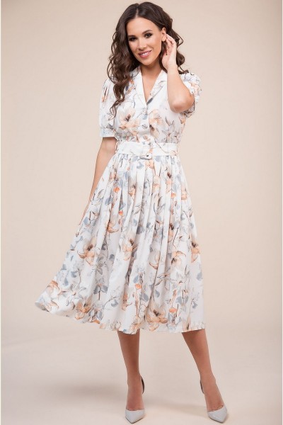 Платье Teffi style 1411 охра