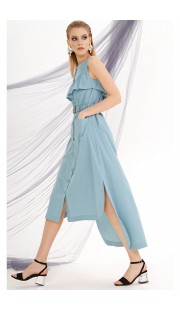 Платье DiLiaFashion 0212 голубой