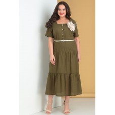 Платье Moda-Versal 1903 хаки
