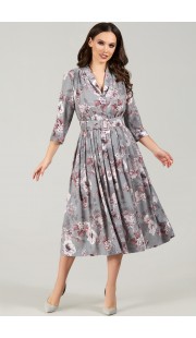 Платье Teffi style 1425 графитовый