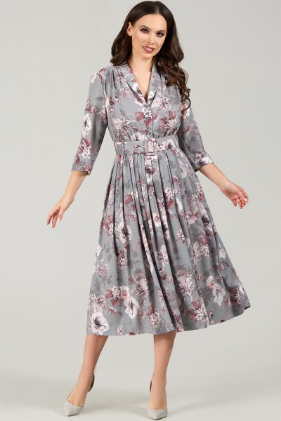 Платье Teffi style 1425 графитовый