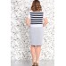 Платье Mira Fashion 4642 светлые тона