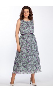 Платье Olga Style с674 Зелёный