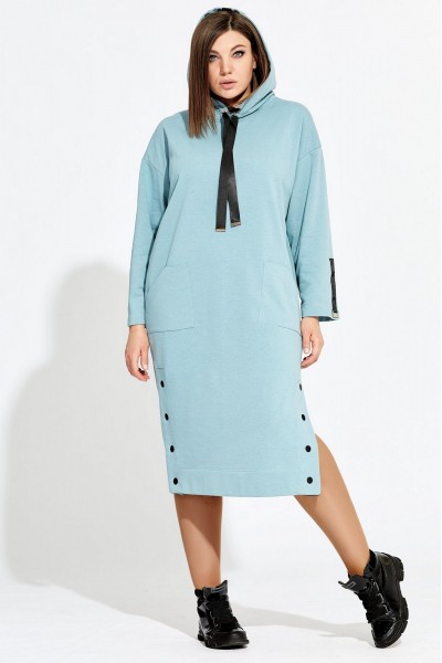 Платье BegiModa 1003 бирюза