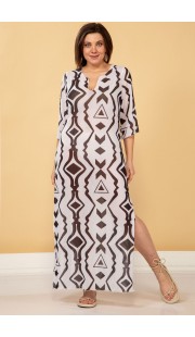 Платье TricoTex Style 4221 черно-белый