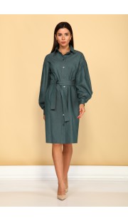 Платье Juliet Style D218-1 зеленый (нефрит)