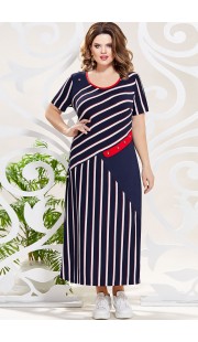 Платье Mira Fashion 4794 тёмно-синий