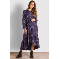 Платье Mirolia 779 черничный Платье Mirolia 779 черничный