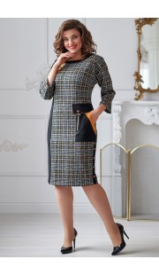 Платье RUMODA 2012 черный,клетка