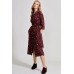 Платье Teffi style 1586 бордовый