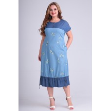 Платье Anastasia Mak 719 голубой Платье Anastasia Mak 719 голубой