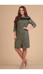 Платье Viola Style 0762 зеленые тона