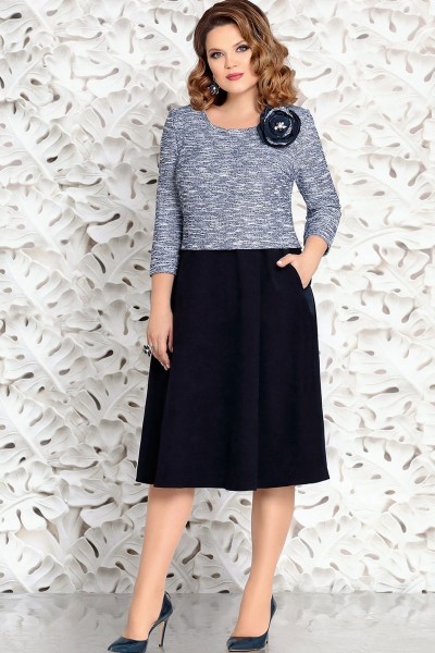 Платье Mira Fashion 4556 синий