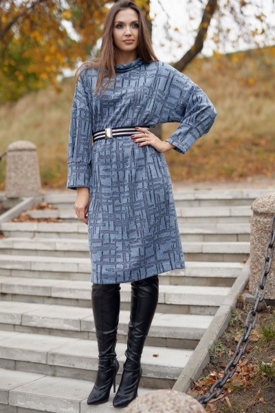 Платье ЛЮШе 2150 голубой