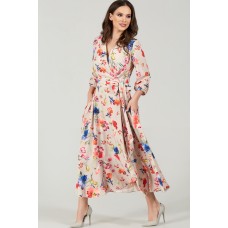 Платье Teffi style 1483 бежевые тона Платье Teffi style 1483 бежевые тона