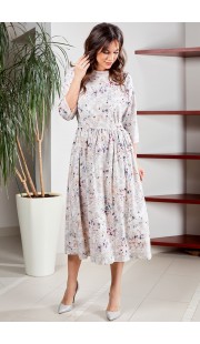 Платье Teffi style 1492 жемчужный