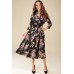 Платье Teffi style 1435 цветы на черном