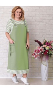Платье Aira Style 674 зеленый