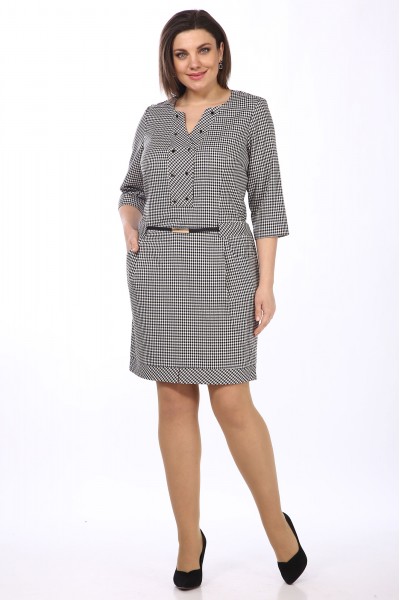 Платье Lady Style Classic 751/1 бежевые тона