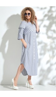 Платье Euromoda 336 серые тона
