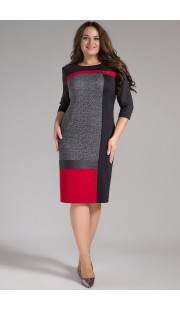 Платье Avanti Erika 692 черный с красным
