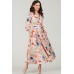 Платье Teffi style 1483 бежевые тона