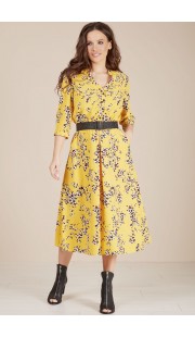 Платье Teffi style 1486 лимонный