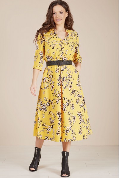 Платье Teffi style 1486 лимонный
