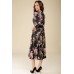 Платье Teffi style 1435/1 цветы на черном