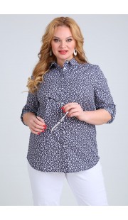 Рубашка Mamma moda м-288 серо-синие тона