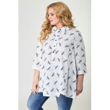 Рубашка TricoTex Style 22-21 белые тона