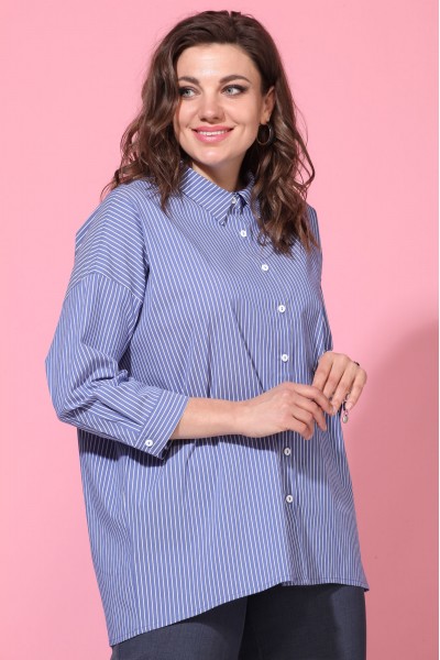 Рубашка Lady Style Classic 1383 "полоска"