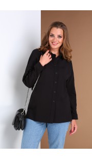 Рубашка Andrea Style 0403 черный
