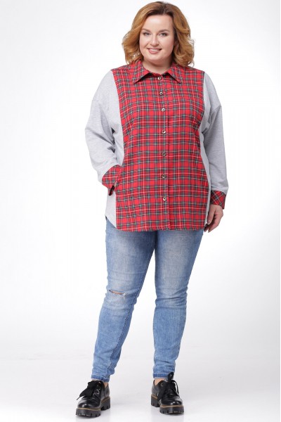 Рубашка Michel Chic 735 красный