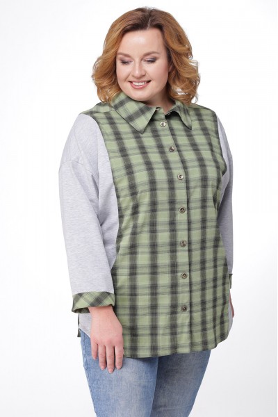Рубашка Michel Chic 735 зеленый