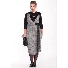 Комплект с сарафаном Pretty 1588 серый Комплект с сарафаном Pretty 1588 серый