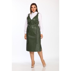 Комплект с сарафаном Lady Style Classic 2308 Белый с зеленым