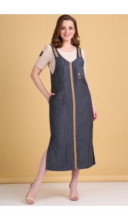 Комплект с сарафаном Andrea Style 0388 Джинс