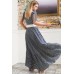 Сарафан Erika Style 1026 сине-белый