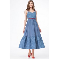 Сарафан Lady Three Stars 1811 синий Сарафан Lady Three Stars 1811 синий