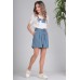 Шорты SandyNa 13754 голубой Шорты SandyNa 13754 голубой