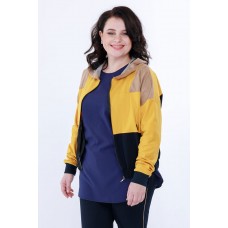 Спортивная кофта Belinga 5042 синий с жёлтым Спортивная кофта Belinga 5042 синий с жёлтым