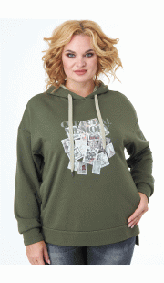 Спортивная кофта Lady Three Stars 2123 хаки