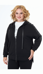 Спортивная кофта Lady Three Stars 2120 черный